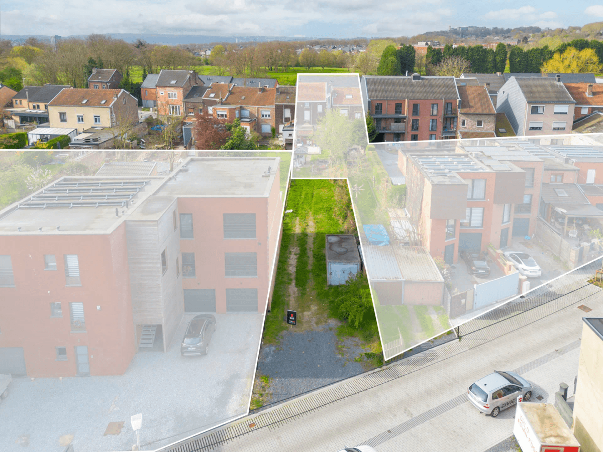Terrain à bâtir pour une maison ou projet d'appartements